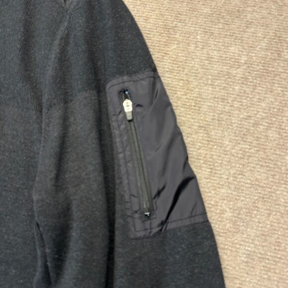 Tommy Bahama IslandZone 1/4 Zip Men's XL Black Pullover Coolmax Blend Pocket - Picture 5 of 12